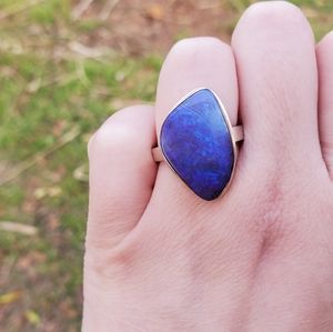 Jamie Joseph Boulder Opal Ring 14k Gold & Sterling